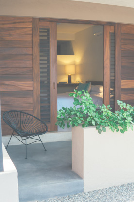 hotel rooms at lo sereno designed to perfection with beachside views